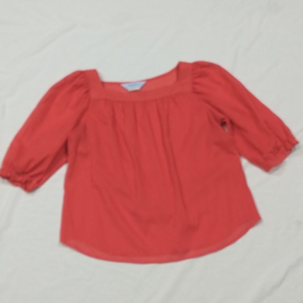 Vintage Ship'n Shore Puff Sleeve Blouse